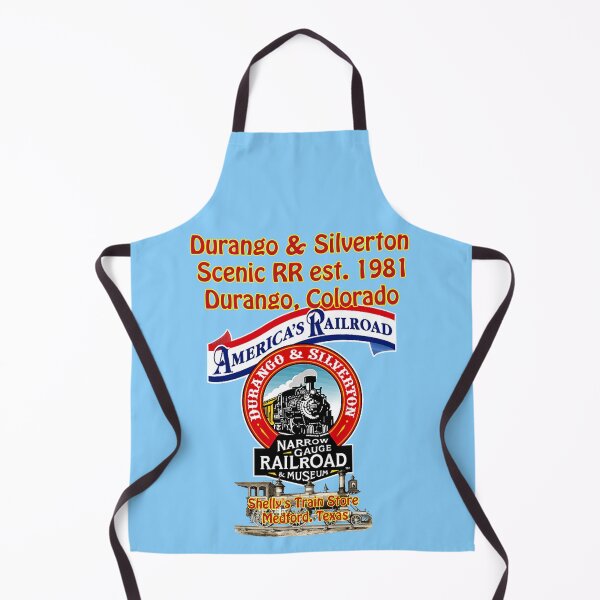 Item preview, Train Logo, Durango & Silverton Narrow Gauge Railroad, Shelly's Train Store, Vintage, Classic, Collectible Train Logos, Rail & Railroad Logos, train stickers, magnets, t-shirts, posters and more designed and sold by MoreEZUSA-Here.