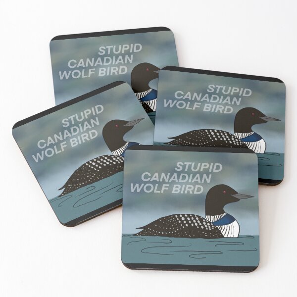 Item preview, Stupid Canadian Wolf Bird Heated Rivalry designed and sold by Bi-fangirl0520 .