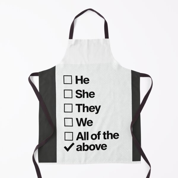 Item preview, All of the Above: Inclusive Pronouns Checklist designed and sold by rainbowgremlin.