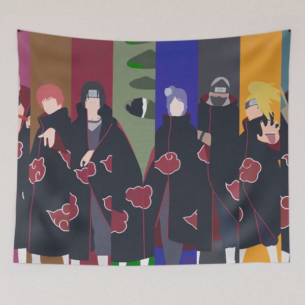Item preview, Rogue Ninja Group Minimal Anime Inspired Artwork designed and sold by PosterFuel.