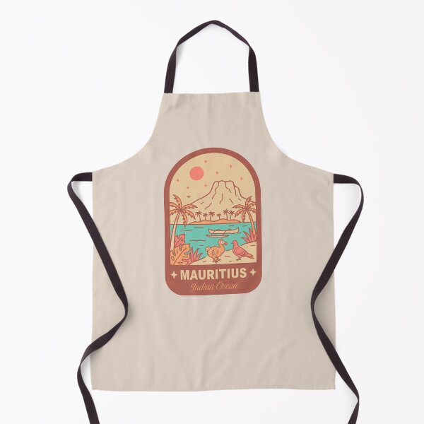 Item preview, Mauritius Island Tropical Paradise Badge, Le Morne Brabant Beach Landscape designed and sold by InvestingRoad.