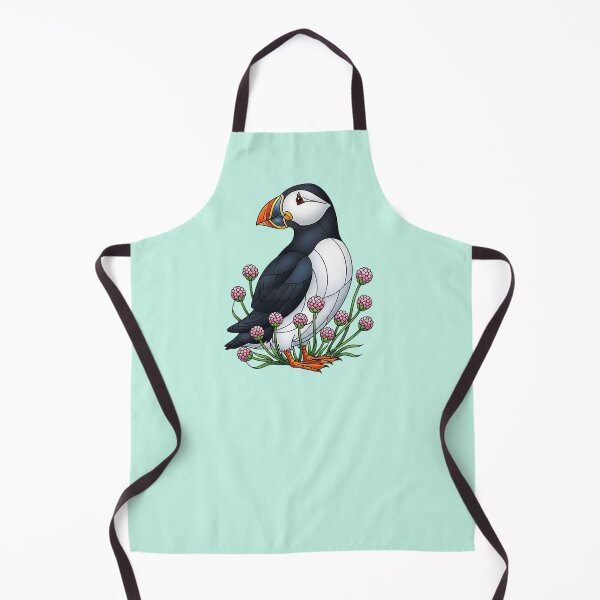 Item preview, Coastal Puffin and Sea Thrift designed and sold by BirdsnStuff.