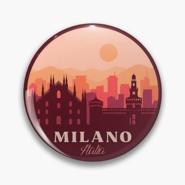 Artikelvorschau, Mailänder Dom, Italien – Reise-Souvenir-Anstecknadel entworfen und verkauft von InvestingRoad.