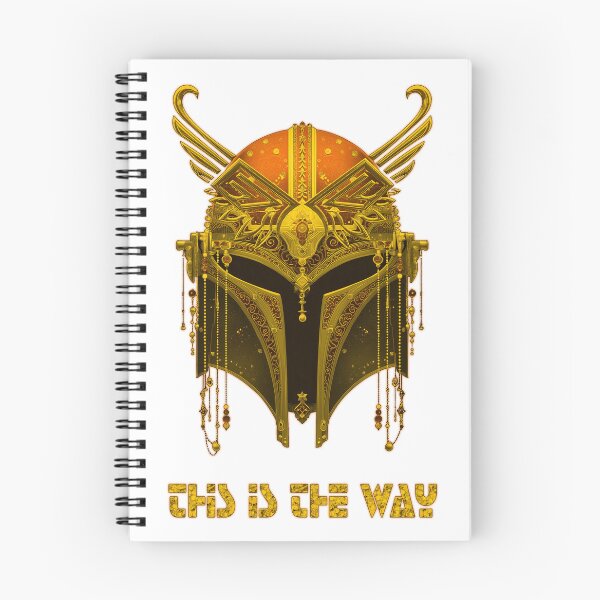 Item preview, Ornate Sci-Fi Warrior Helmet - Orange Gold Brown designed and sold by Artsy Sharky.