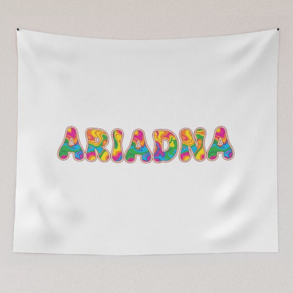 Item preview, ❤️ Ariadna Personalized Name Wavy Retro Shirt, Coffee Mug, Sticker Gift designed and sold by HelixPedia.