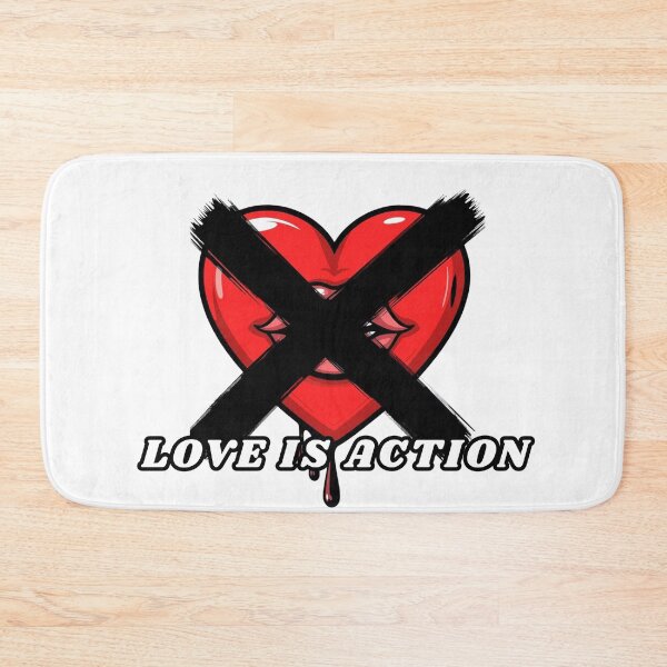 Item preview, LOVE IS ACTION designed and sold by TreatUrSelf7.