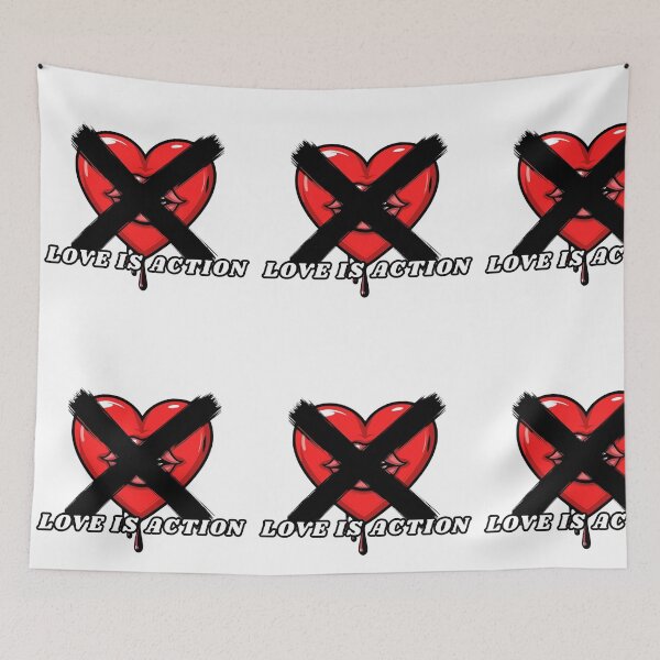 Item preview, LOVE IS ACTION designed and sold by TreatUrSelf7.