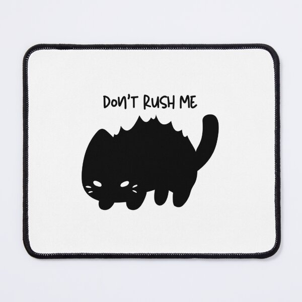 Item preview, Spooked Cat “Don’t Rush Me” – Cute Minimalist Funny Kitty designed and sold by satanpanties666.