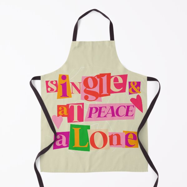 Item preview, SINGLE & AT PEACE ALONE designed and sold by alegnacreates.