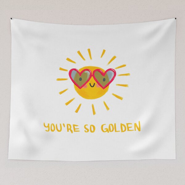 Item preview, Golden Sun Illustration designed and sold by cringevouge.