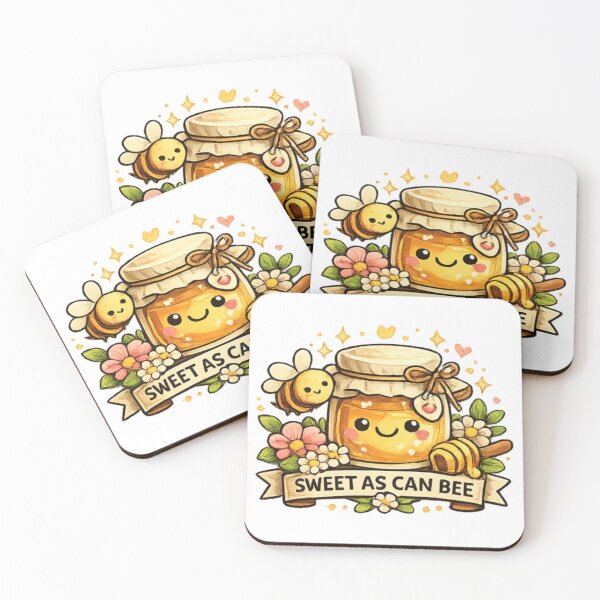 Item preview, Sweet Honey Jar with Cozy Bee designed and sold by TrendlyStudio.