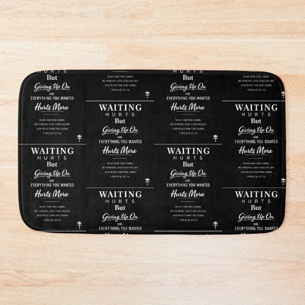 Item preview, waiting hurts but giving up on everything hurts more designed and sold by ocd_Jessica.