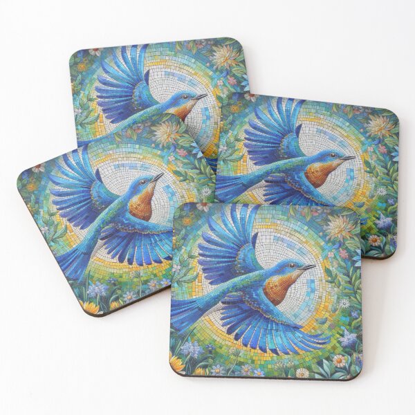 Item preview, Bluebird on the Wing designed and sold by TinCatOutPost.