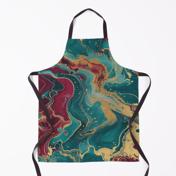 Item preview, Marble in turquoise, burgundy & gold designed and sold by Letteraddicted.