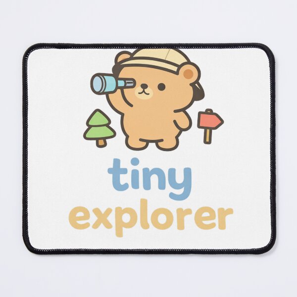 Item preview, Tiny Explorer – cute minimalist bear design designed and sold by artnix.