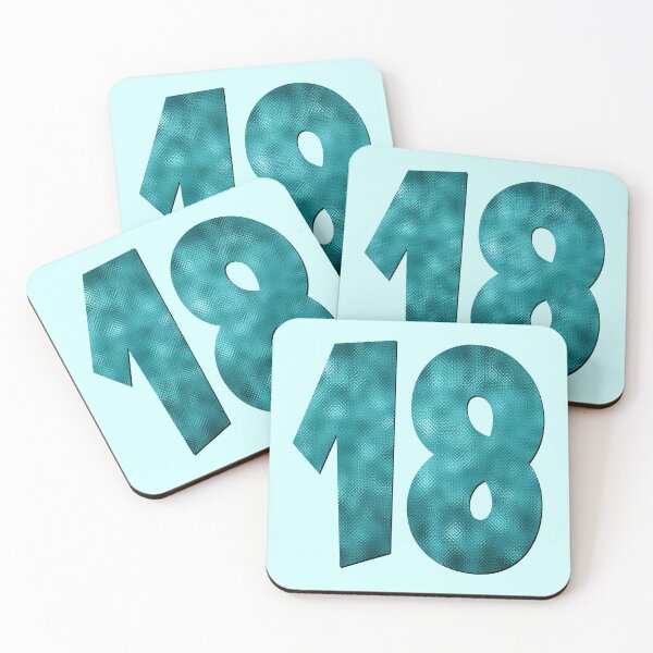 Item preview, Number Eighteen 18 designed and sold by minimalartstory.