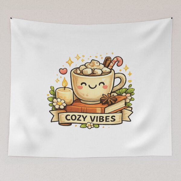 Item preview, Cozy Hot Chocolate with Marshmallows designed and sold by TrendlyStudio.