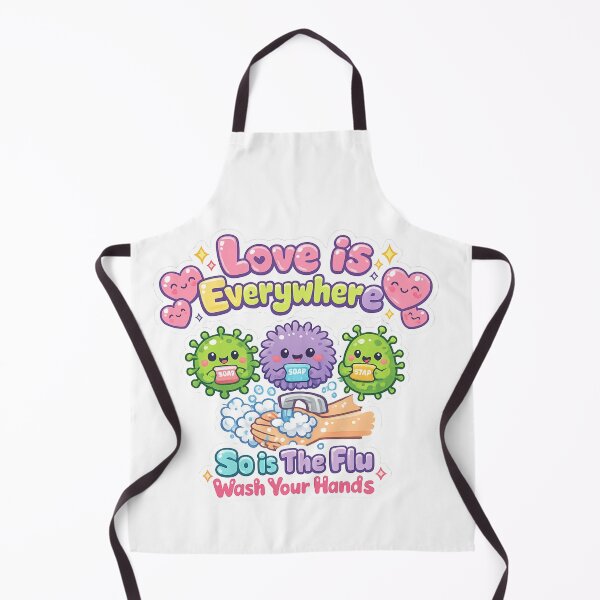Item preview, Love is Everywhere So is The Flu Wash Your Hands designed and sold by MA project.