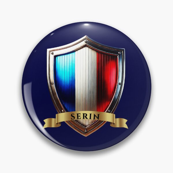 Item preview, Serin French Heritage Crest Shield designed and sold by Highlandkings.