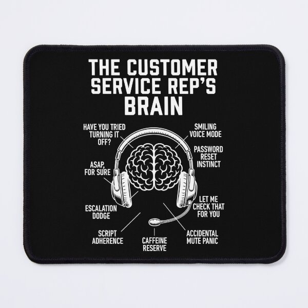 Item preview, The Customer Service Rep’s Brain designed and sold by Betsytiptoe.
