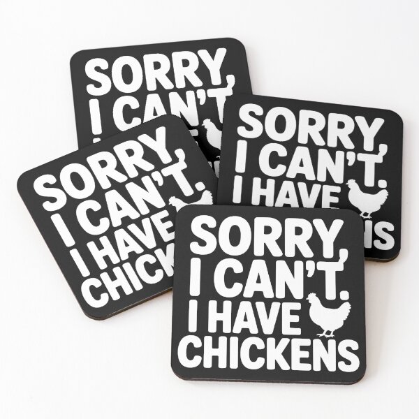 Item preview, Sorry, I Can’t. I Have Chickens designed and sold by theartfulaspie.