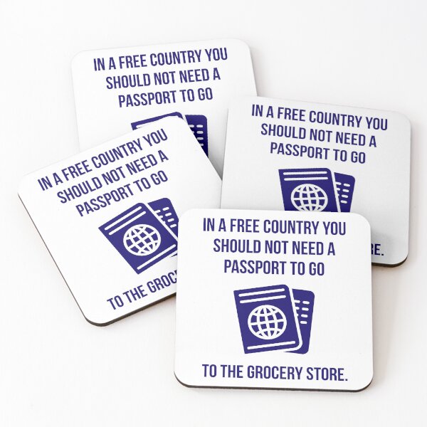 Item preview, You should not need a passport to go to the grocery store. designed and sold by Rachel the Artist .