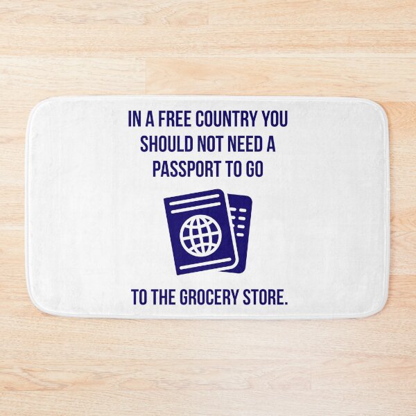 Item preview, You should not need a passport to go to the grocery store. designed and sold by Rachel the Artist .