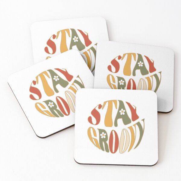 Item preview, Stay Groovy Retro Circle – Vintage 70s Boho Daisy Typography designed and sold by Far Out Goods.