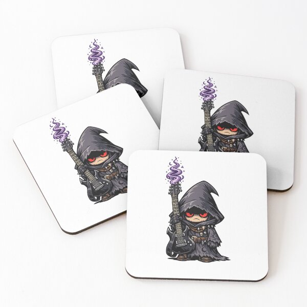 Item preview, Tiny Doom Wizard With Guitar Staff designed and sold by Sonic Nova Studios.