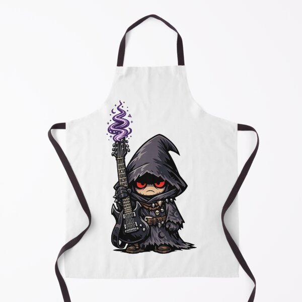 Item preview, Tiny Doom Wizard With Guitar Staff designed and sold by Sonic Nova Studios.