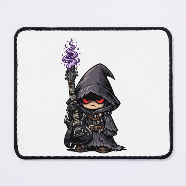 Item preview, Tiny Doom Wizard With Guitar Staff designed and sold by Sonic Nova Studios.
