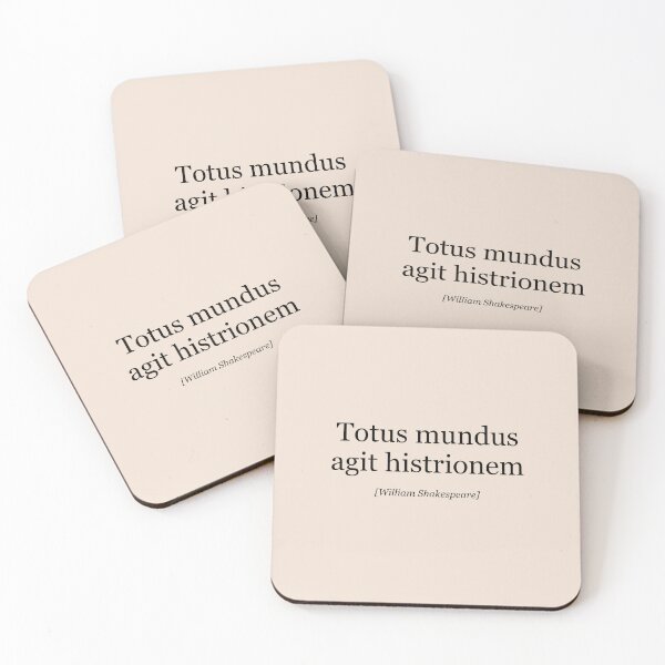 Item preview, Quote: All the World's a stage - William Shakespeare designed and sold by KenLey73.
