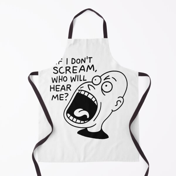 Item preview, Black and White Cartoon Distress Call designed and sold by Adanne Chukwudi.