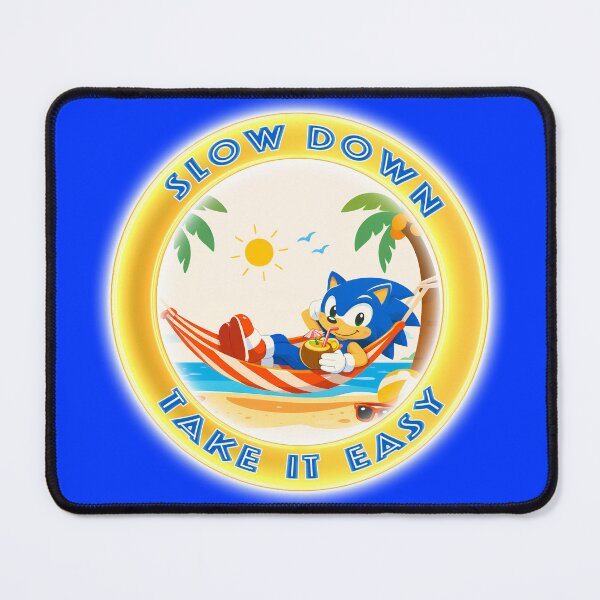 Item preview, Slow Down and Take It Easy Sonic designed and sold by Artsy Sharky.