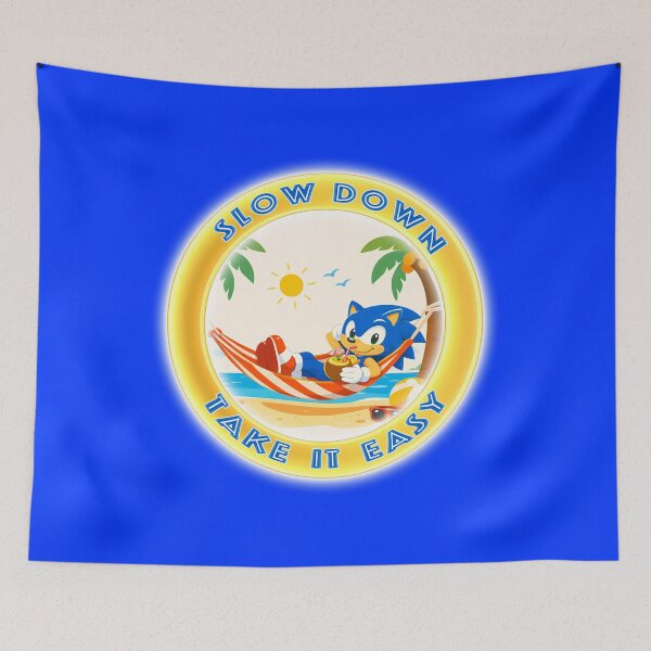 Item preview, Slow Down and Take It Easy Sonic designed and sold by Artsy Sharky.