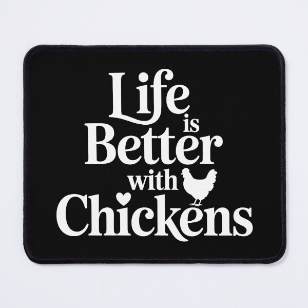 Item preview, Life Is Better with Chickens designed and sold by theartfulaspie.