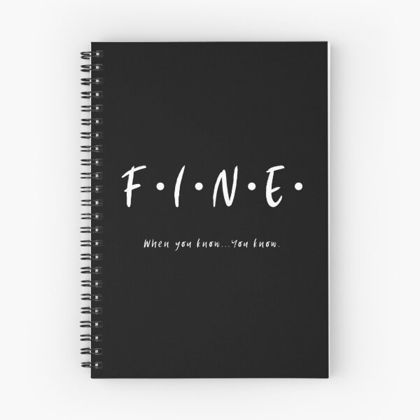 Item preview, F.I.N.E. When you Know You Know (Inspired by Cozy Village Mysteries) designed and sold by GoodTimeJohnny.