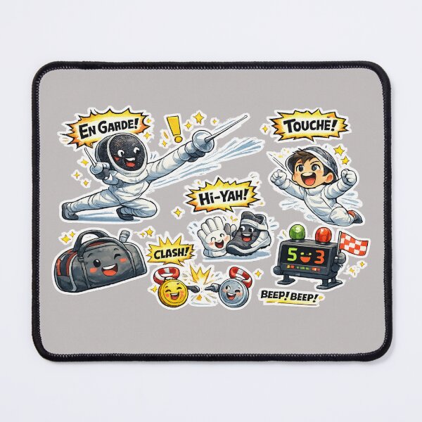 Item preview, Cute Fencers designed and sold by ChillCharmStudio.