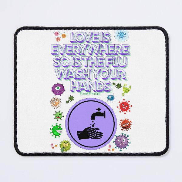 Item preview, Love is Everywhere So is The Flu Wash Your Hands designed and sold by JI-PIXEL-PLACE.