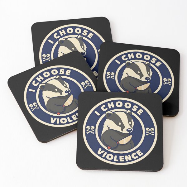 Item preview, I Choose Violence – Badger Mascot designed and sold by SidTastic .