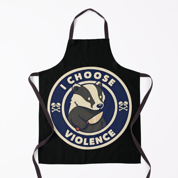 Item preview, I Choose Violence – Badger Mascot designed and sold by SidTastic .