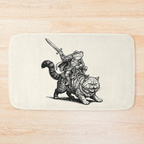 Item preview, Knight Frog Persian Cat Angry Feline Medieval  designed and sold by Y-Vibes.