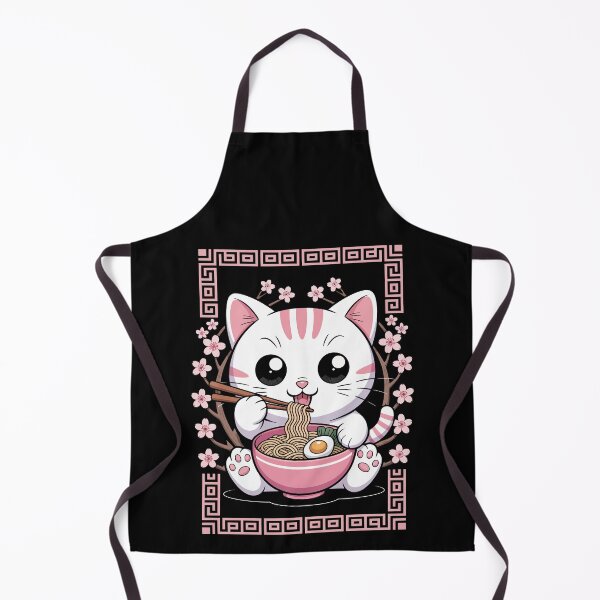 Item preview, Cat Enjoying Ramen designed and sold by jkrphoto.