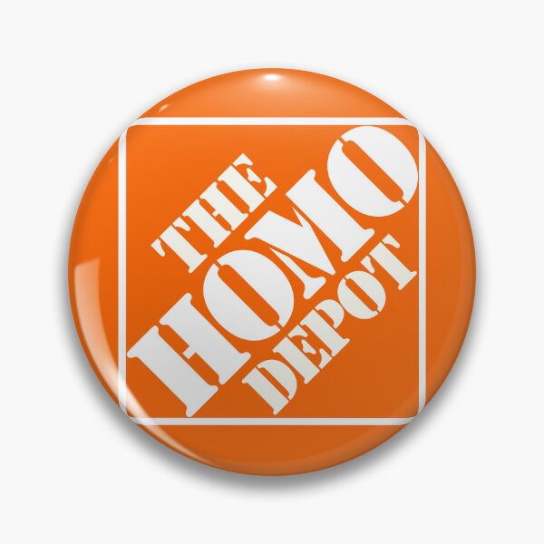 Item preview, Funny Orange Gay Homo Depot Stencil LGBTQ Phrase designed and sold by TackyTime.