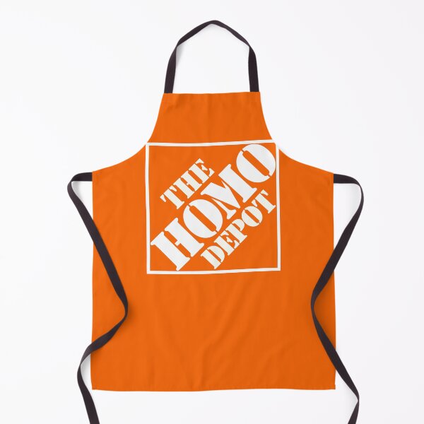 Item preview, Funny Orange Gay Homo Depot Stencil LGBTQ Phrase designed and sold by TackyTime.