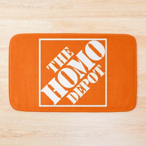 Item preview, Funny Orange Gay Homo Depot Stencil LGBTQ Phrase designed and sold by TackyTime.