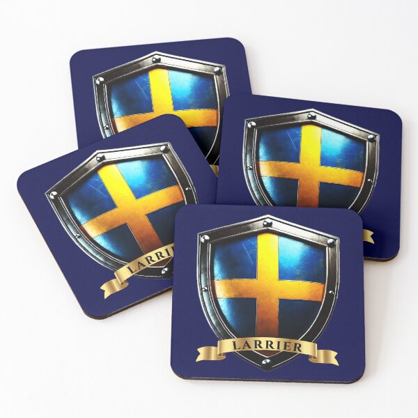Item preview, Larrier Swedish Heritage Crest Shield designed and sold by Highlandkings.