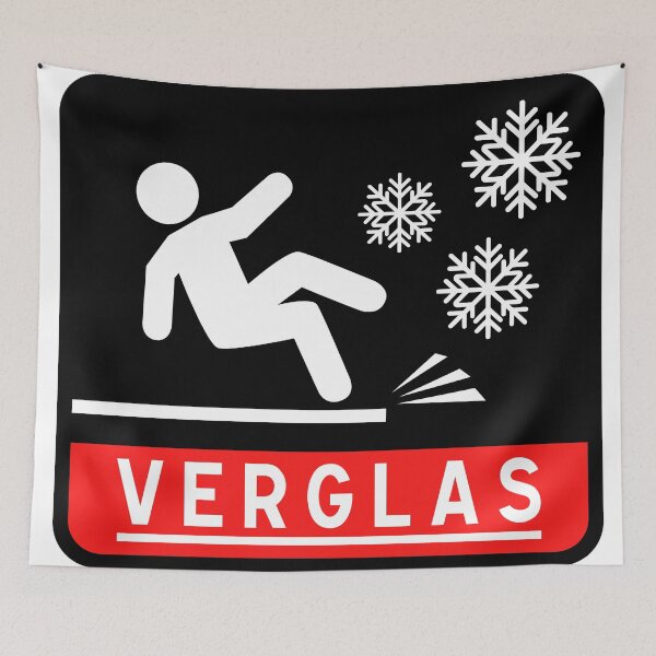 Item preview, Warning sign: black ice, snowfall designed and sold by Panneaux et signalisations - NPOITEVIN.