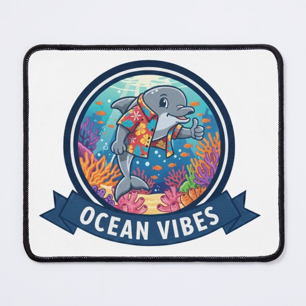 Item preview, Dolphin “Ocean Vibes” – Summery and Relaxed Design designed and sold by formcore.