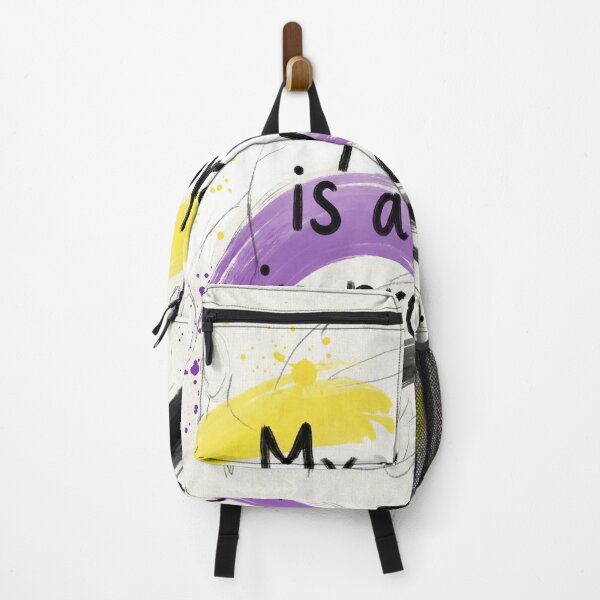 Item preview, My Gender is a Work in Progress: Artistic Non-Binary Design designed and sold by rainbowgremlin.